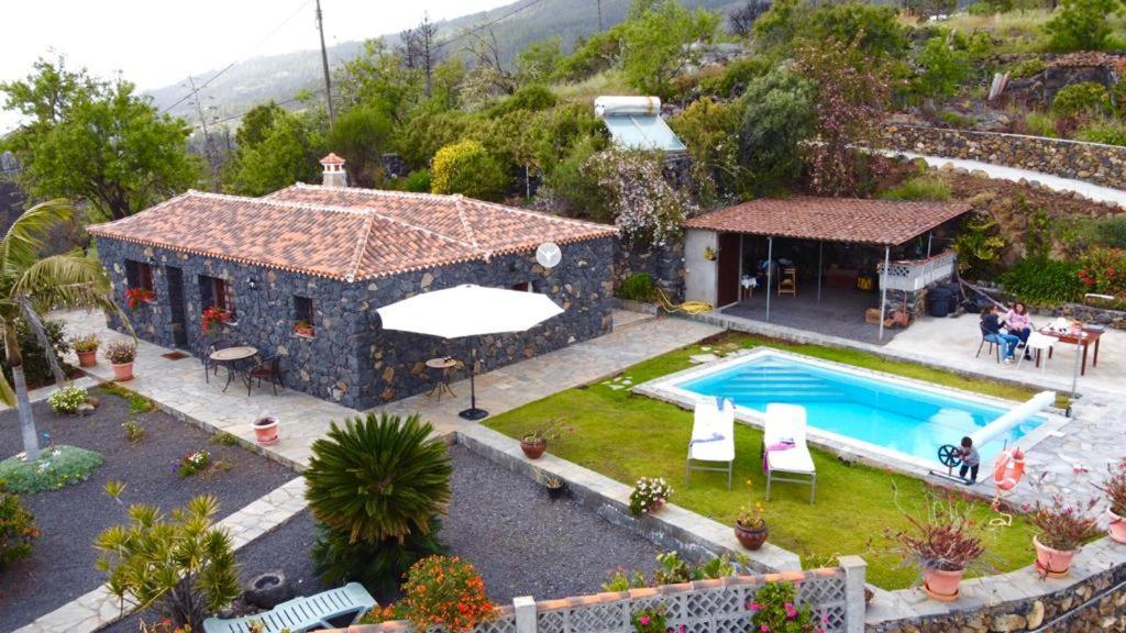 Climatized Pool Free Wifi Casa Rural Las Pareditas Tijarafe Kültér fotó