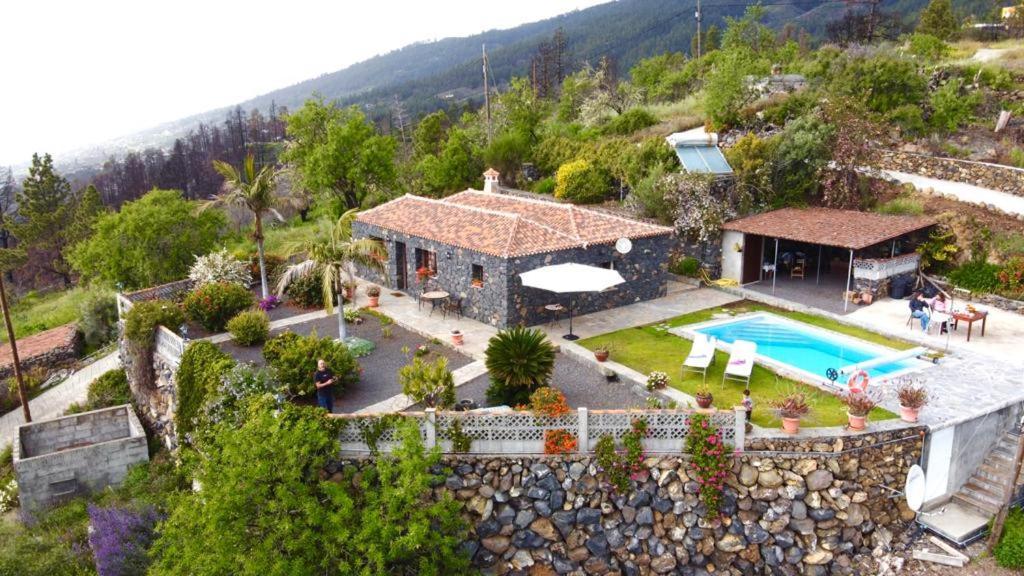 Climatized Pool Free Wifi Casa Rural Las Pareditas Tijarafe Kültér fotó