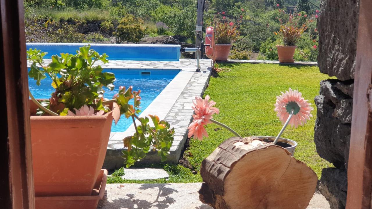 Climatized Pool Free Wifi Casa Rural Las Pareditas Tijarafe Kültér fotó